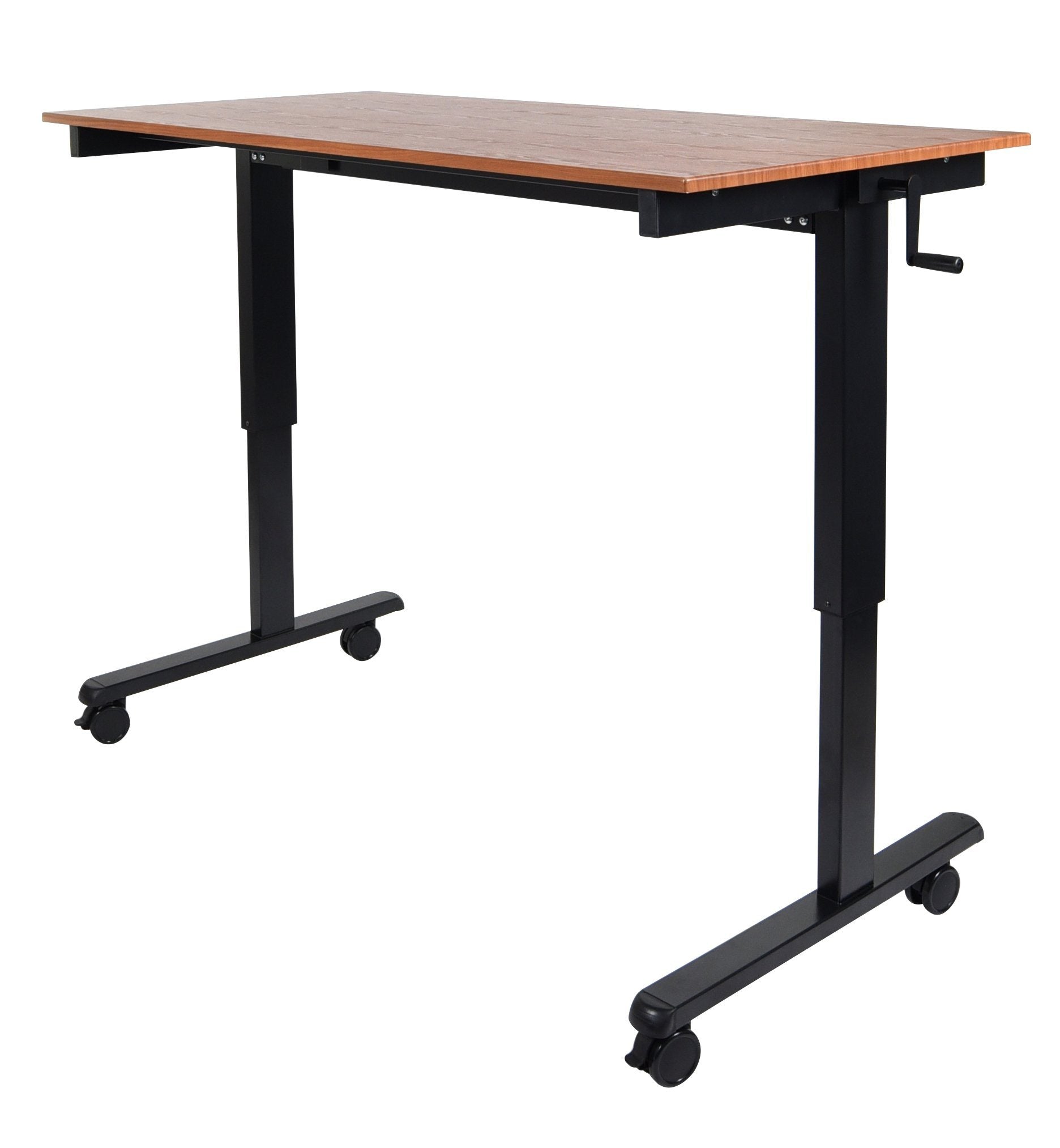 Luxor STANDCF60-BK/TK Crank Adjustable Stand Up Desk
