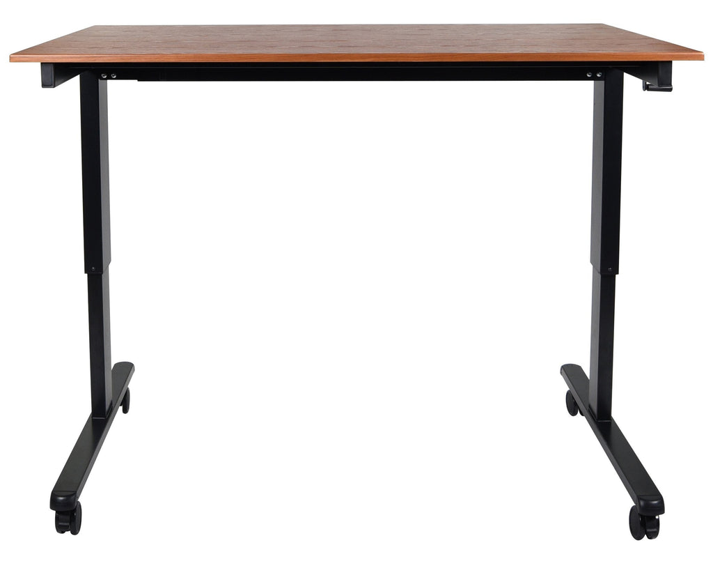 Luxor STANDCF60-BK/TK Crank Adjustable Stand Up Desk