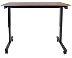 Luxor STANDCF60-BK/TK Crank Adjustable Stand Up Desk
