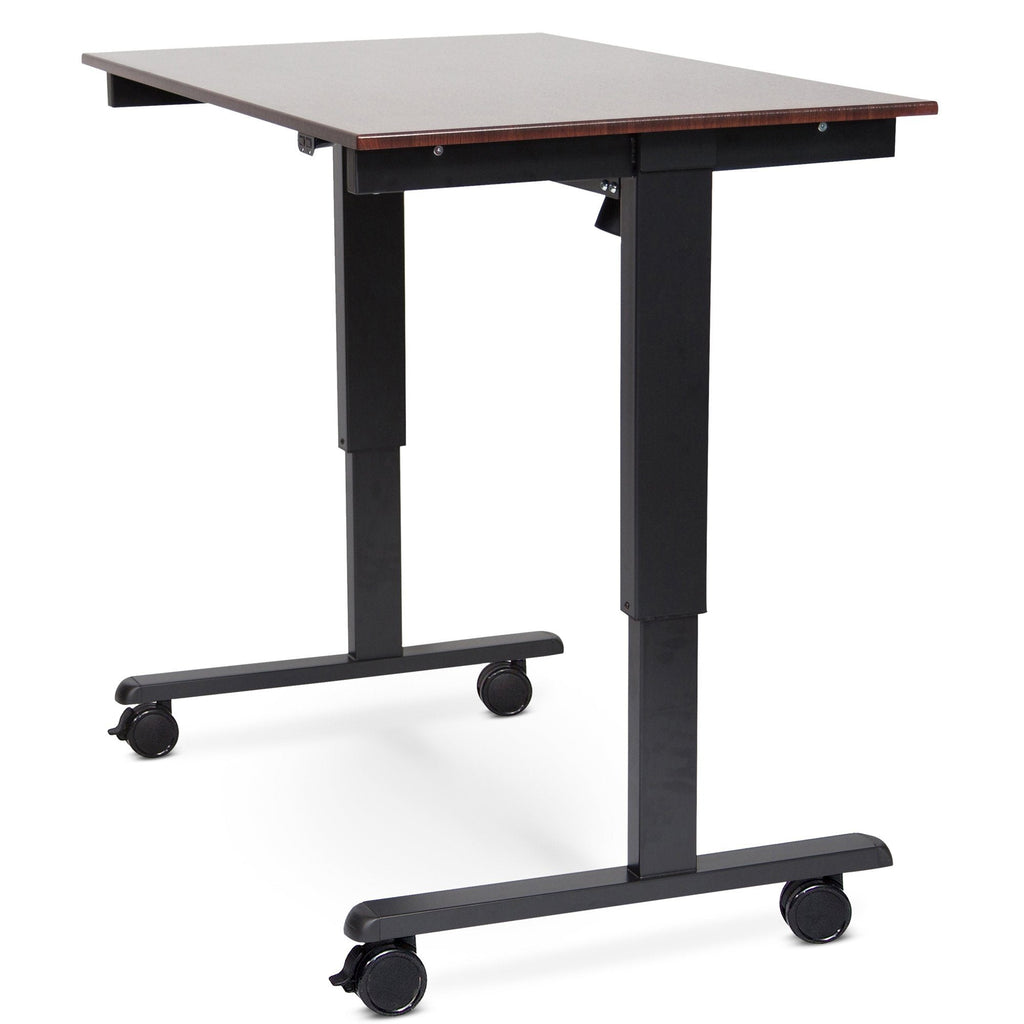 Luxor STANDE-48 48’’ Electric Standing Desk Black/Walnut