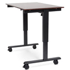 Luxor STANDE-48 48’’ Electric Standing Desk Black/Walnut