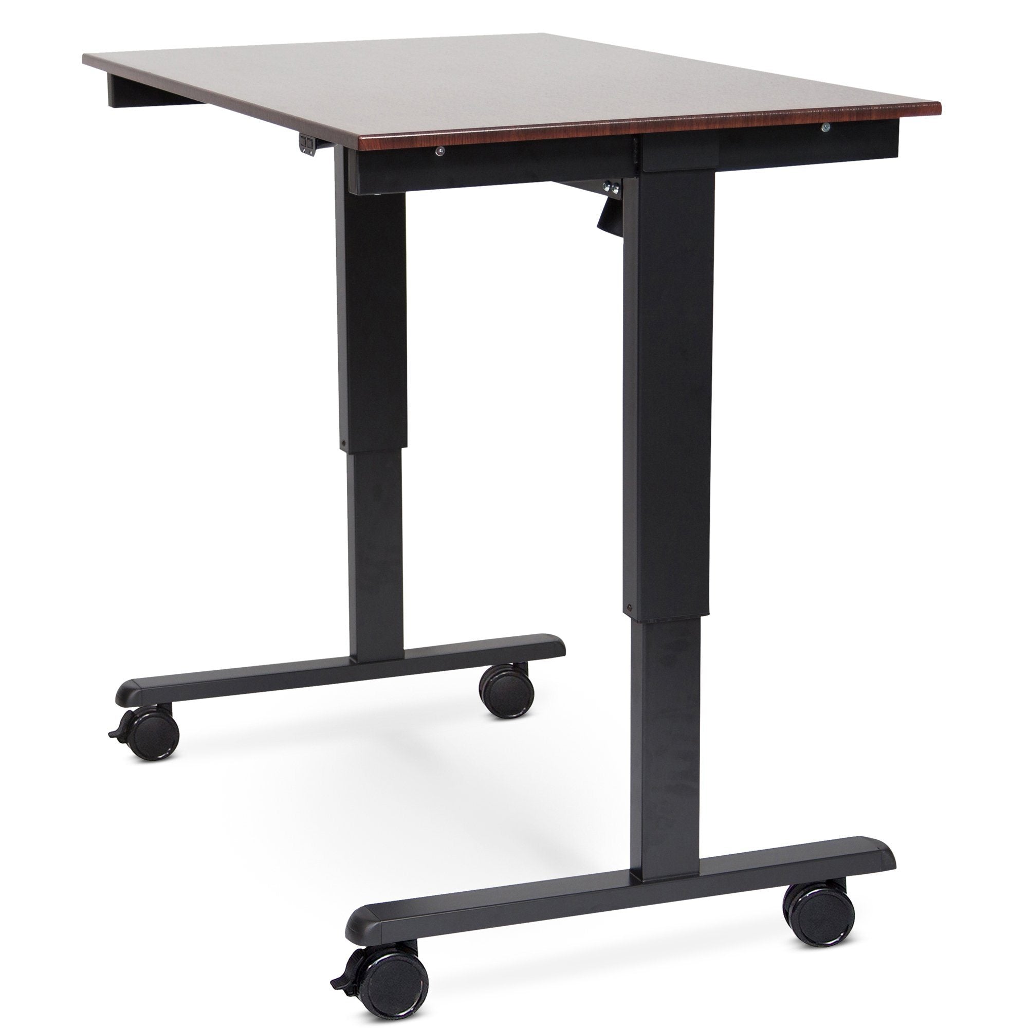 Luxor STANDE-48 48’’ Electric Standing Desk Black/Walnut