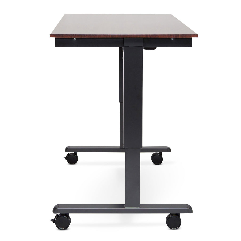 Luxor STANDE-48 48’’ Electric Standing Desk Black/Walnut