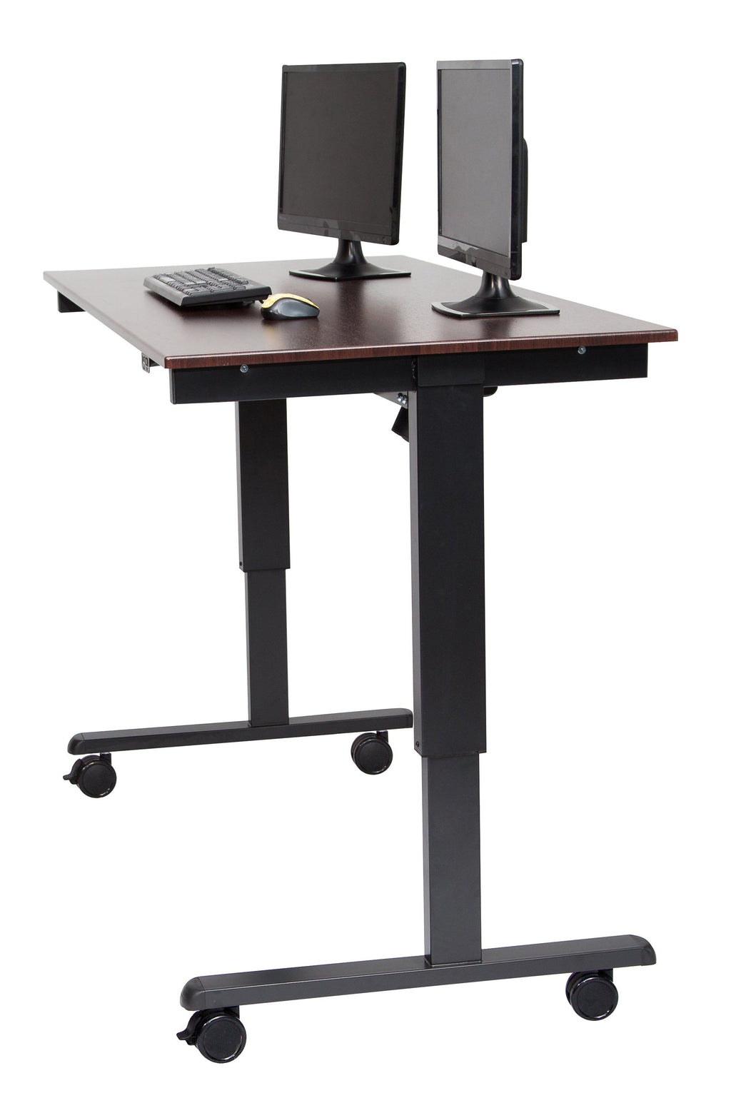 Luxor STANDE-60 60’’ Electric Standing Desk Black/Walnut
