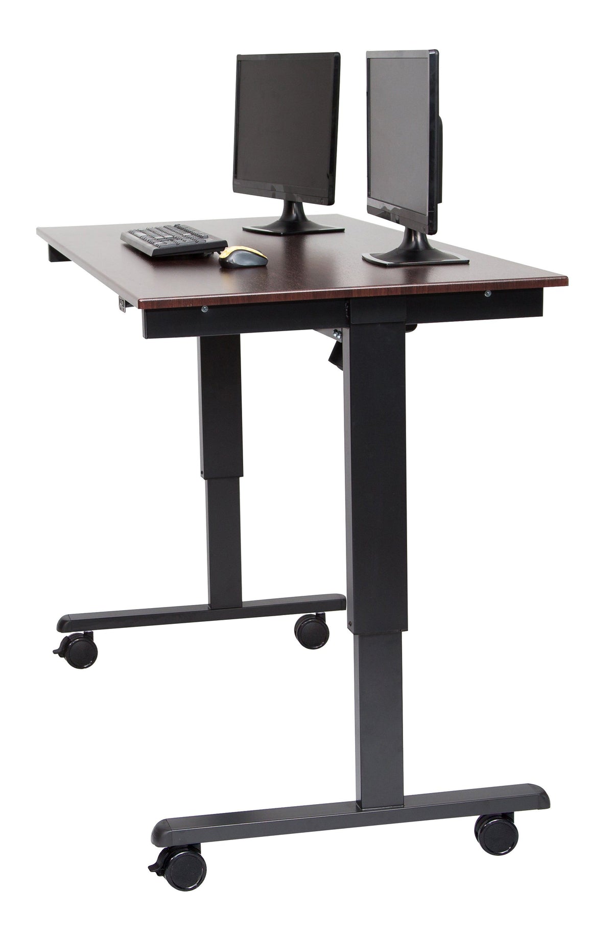 Luxor STANDE-60 60’’ Electric Standing Desk Black/Walnut