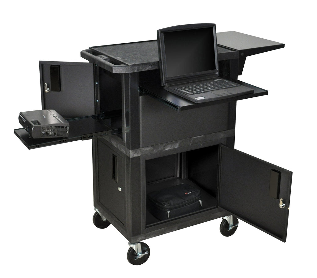 Luxor Tuffy Black Presentation Station
