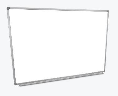 Luxor WB6040W Markerboard is a 60x40 Wall- Mounted Magnetic