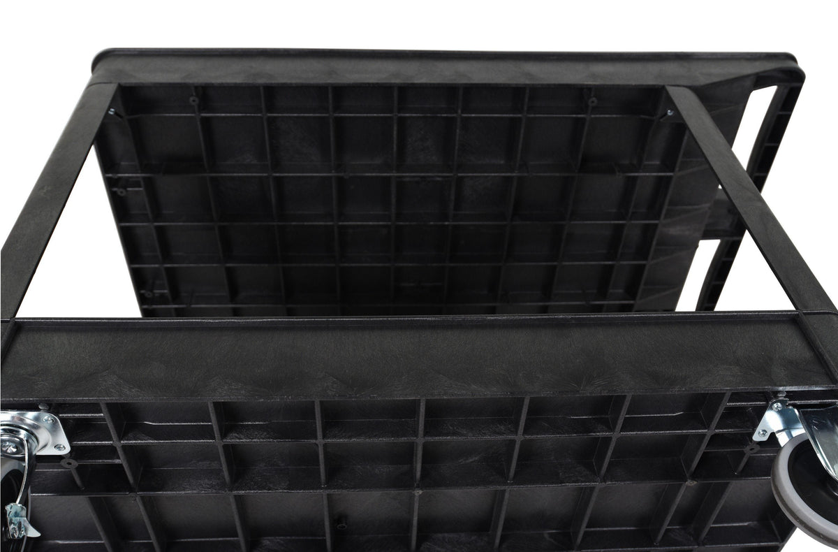 Luxor XLC11-B two shelf heavy-duty utility cart