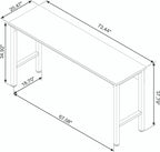 Manhattan Comfort Fortress Garage Table