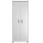 Manhattan Comfort Fortress Tall Garage Cabinet - White