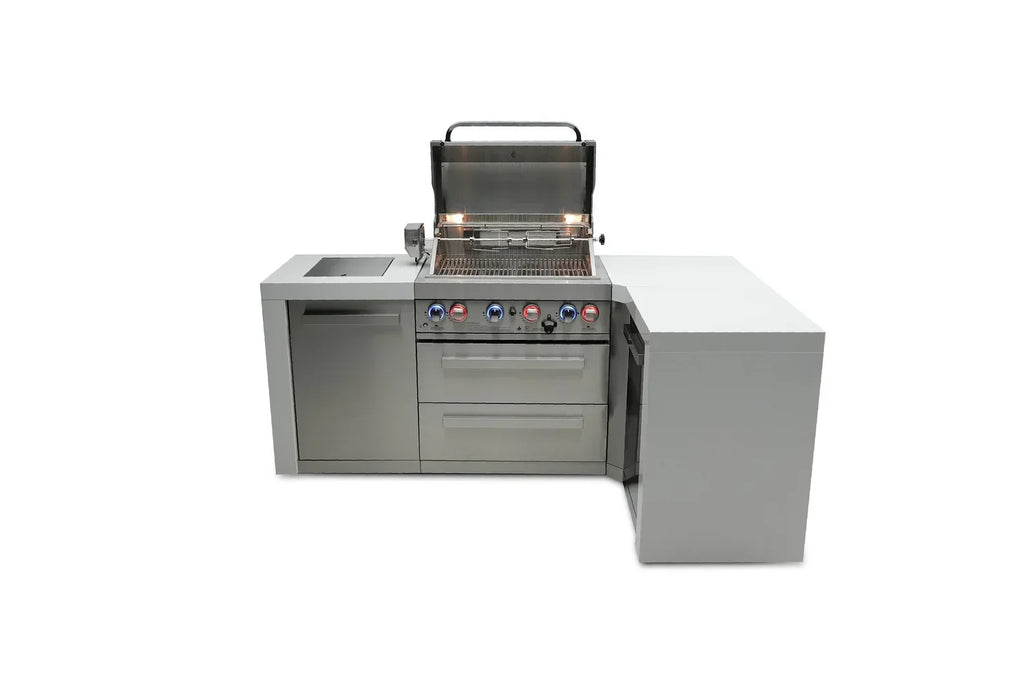 Mont Alpi MAi400-D90 - 7.5 Ft L-Shaped Propane Outdoor
