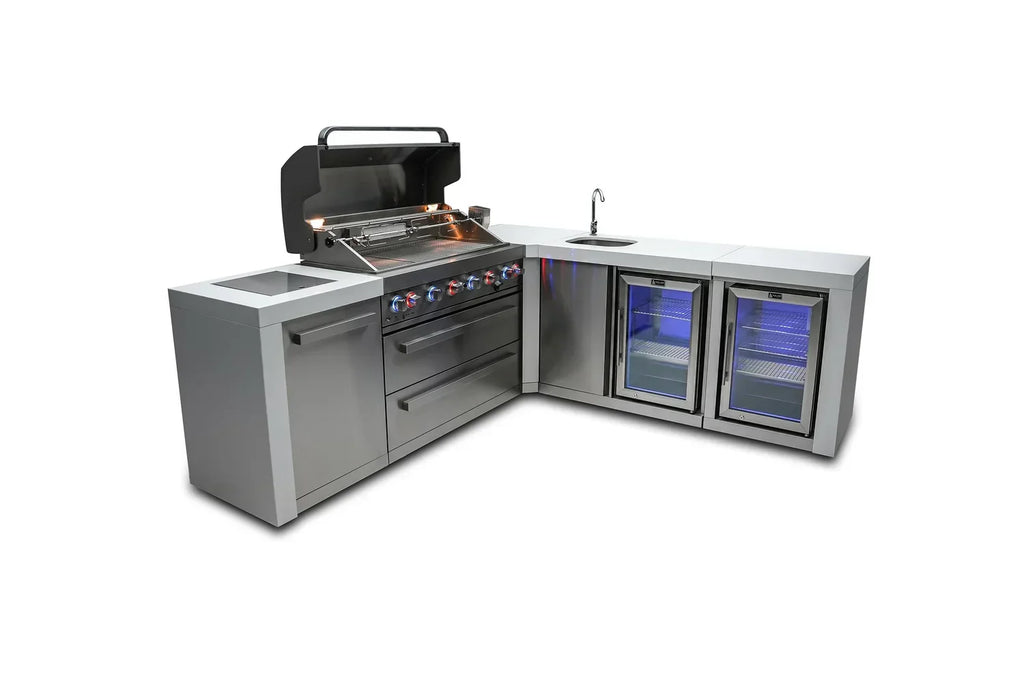 Mont Alpi MAi805-D90BEVFC - 8 Ft L-Shaped Propane Outdoor