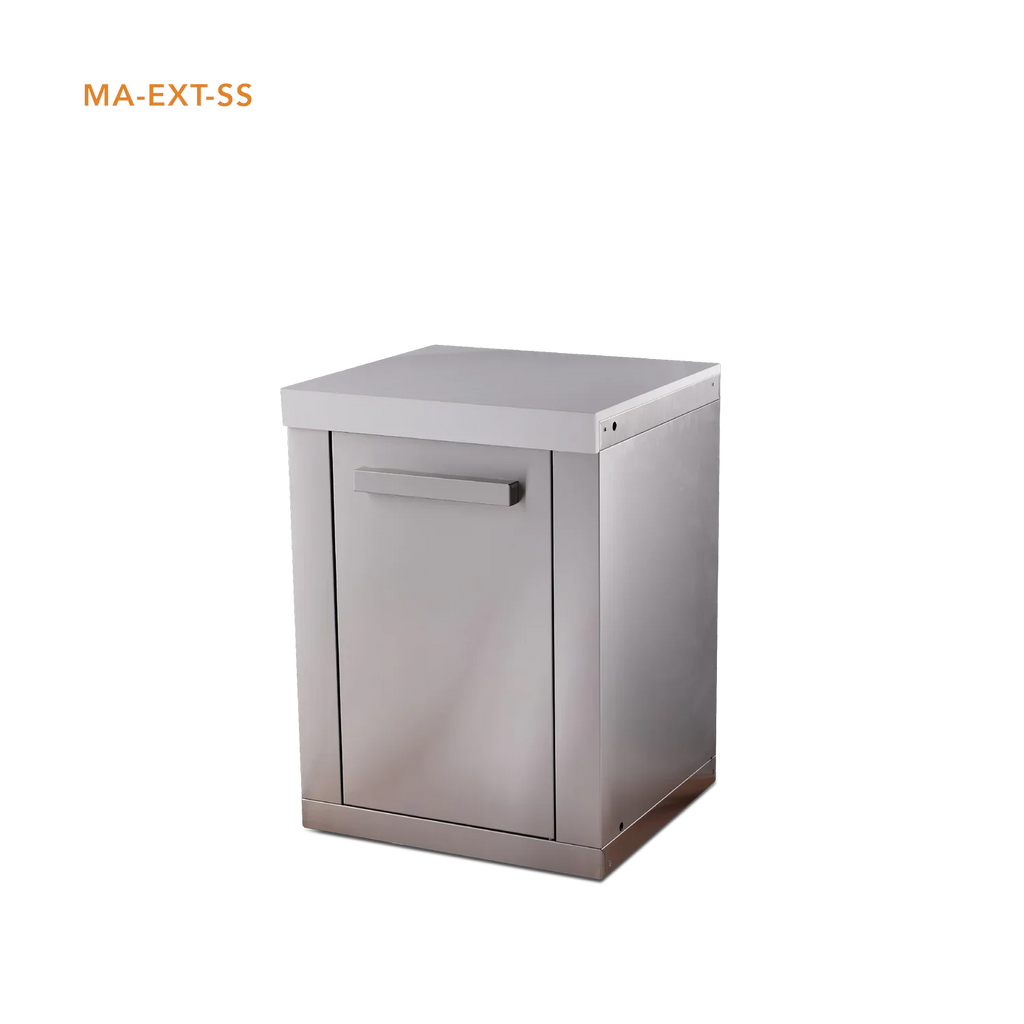 Mont Alpi MA-EXT-SS Extra Storage Cabinet Module Stainless