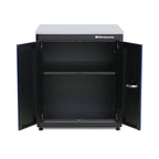 Montezuma 2-Door Base Cabinet with Stainless Steel Worktop
