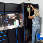 Montezuma 2-Door Tall Cabinet - garage storage