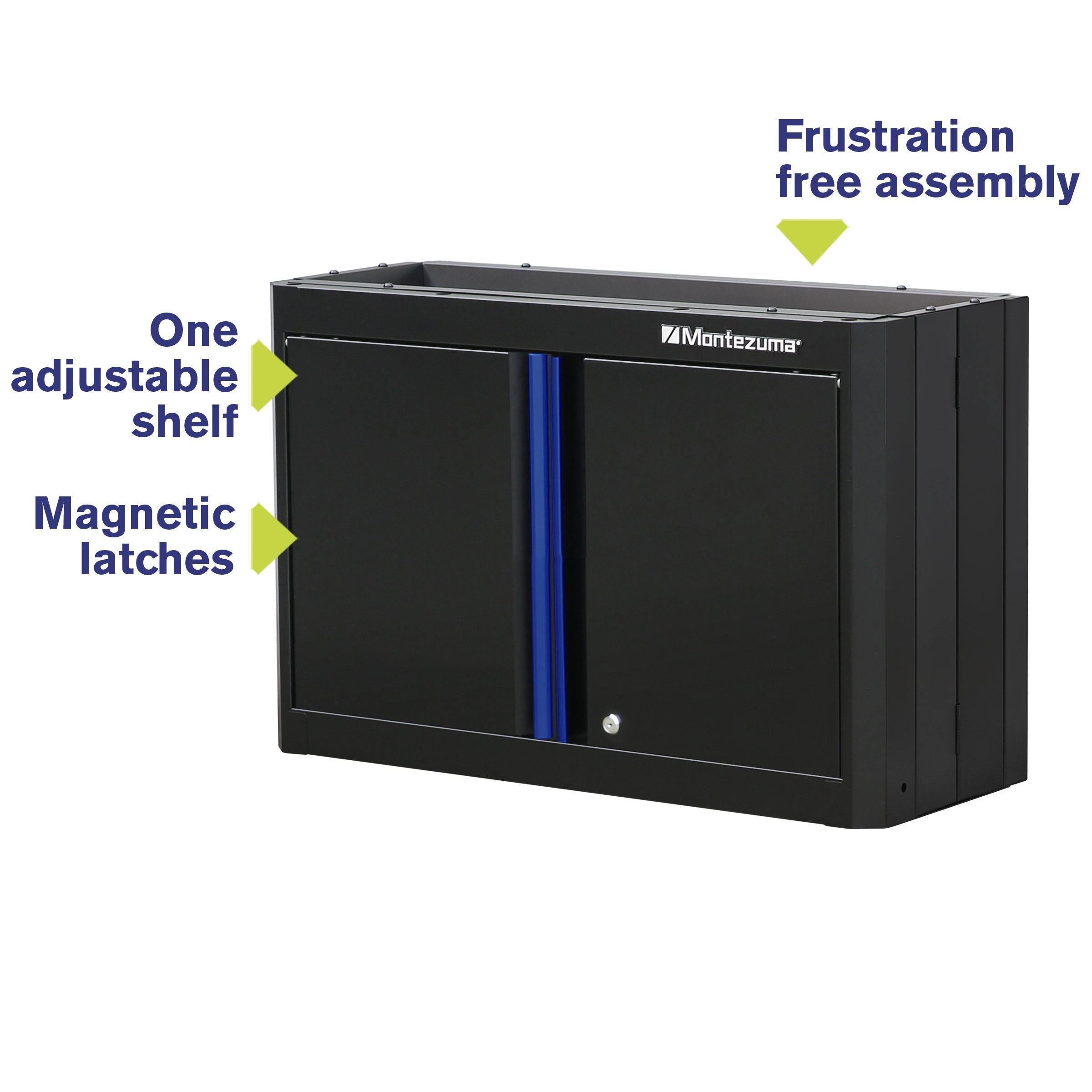 Montezuma 2-Door Wall Cabinet - garage storage