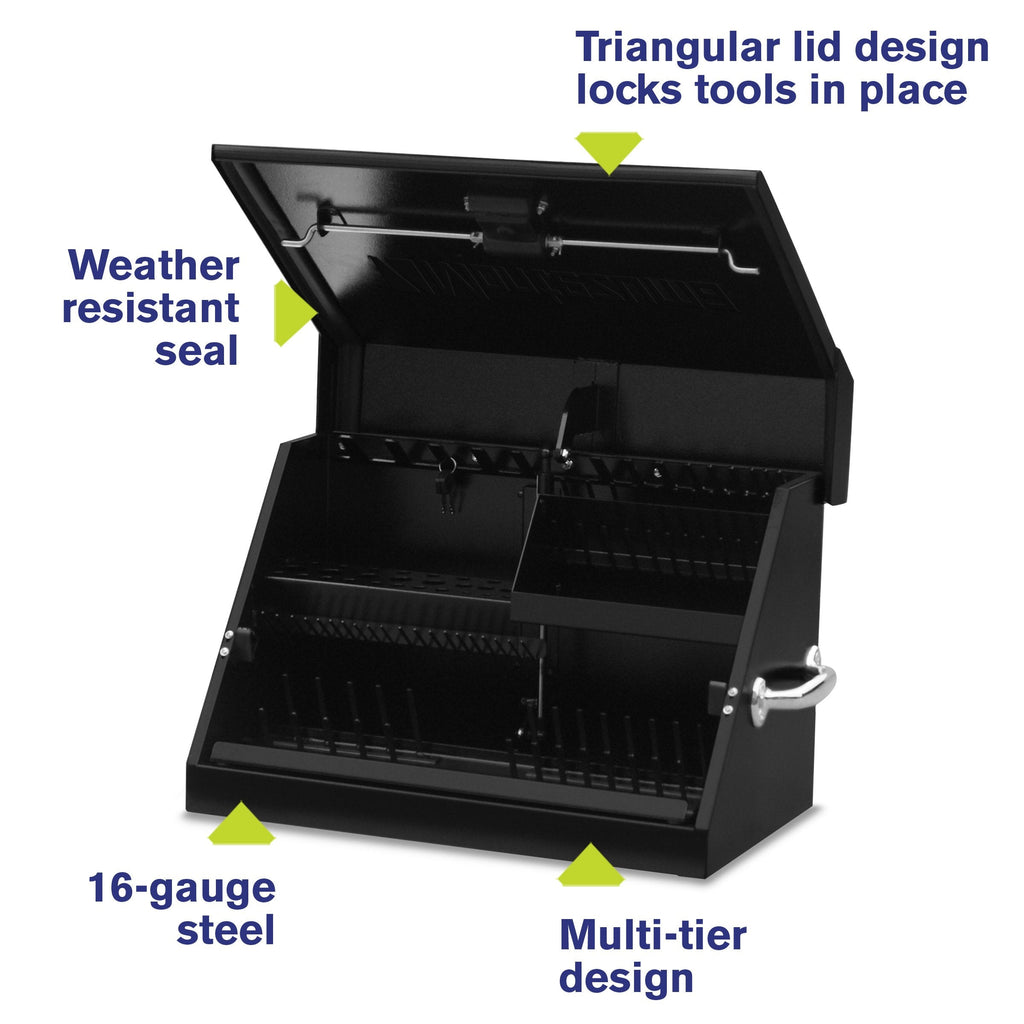 Montezuma 23 x 14 in. Steel Triangle™ Toolbox - triangles