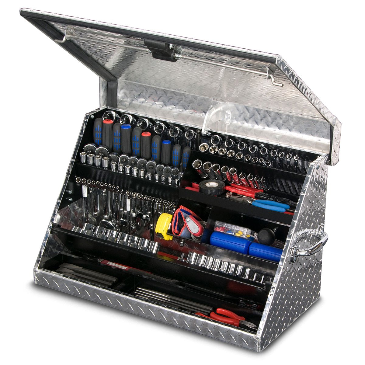 Montezuma 30 x 15 in. Aluminum Triangle™ Toolbox - triangles