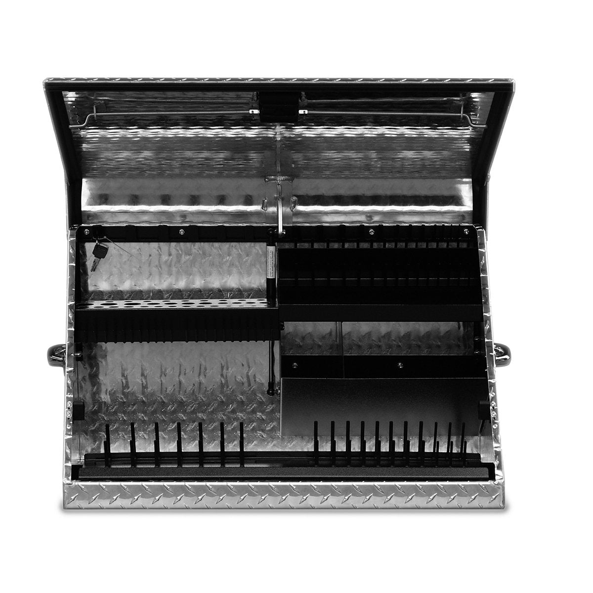 Montezuma 30 x 15 in. Aluminum Triangle™ Toolbox - triangles