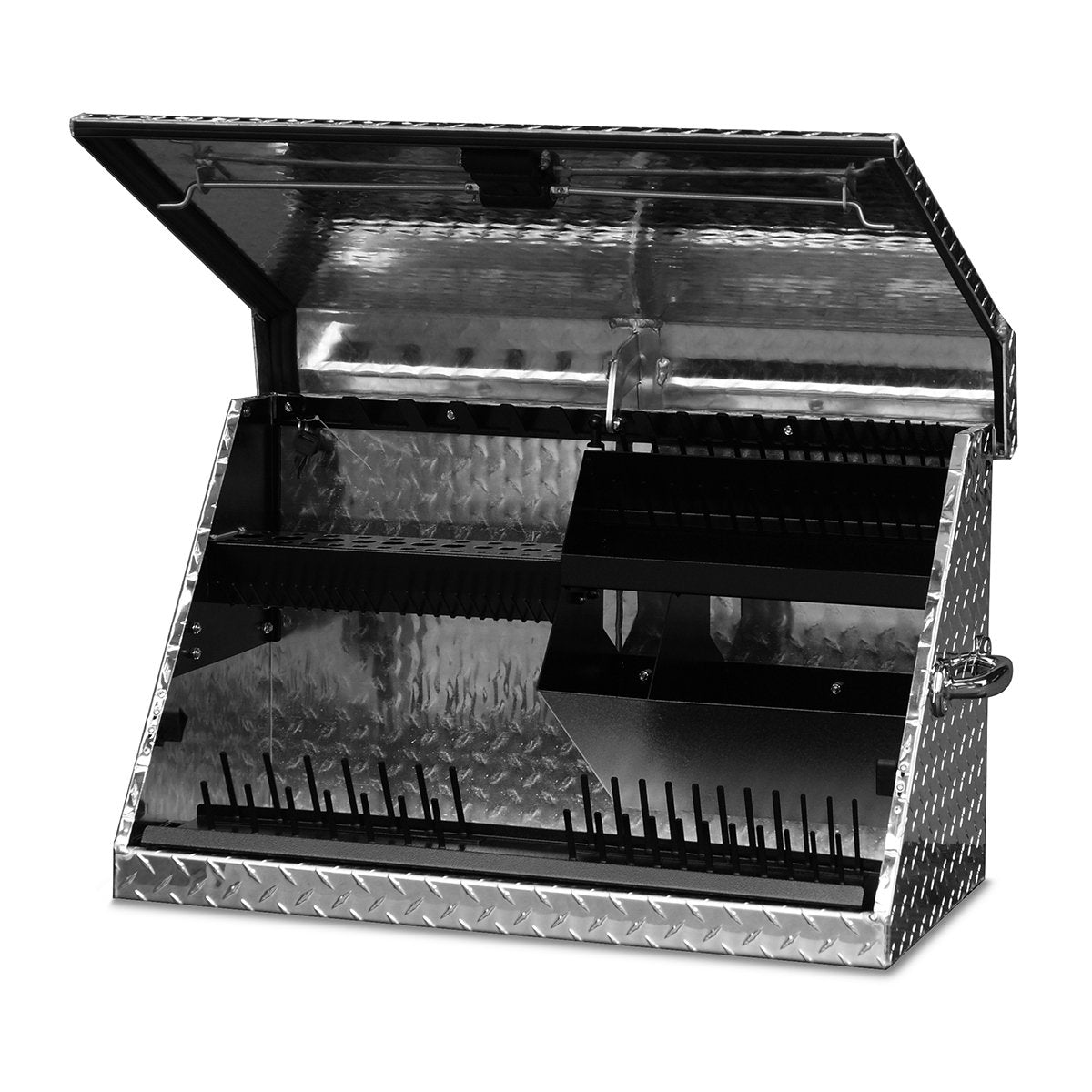 Montezuma 30 x 15 in. Aluminum Triangle™ Toolbox - triangles