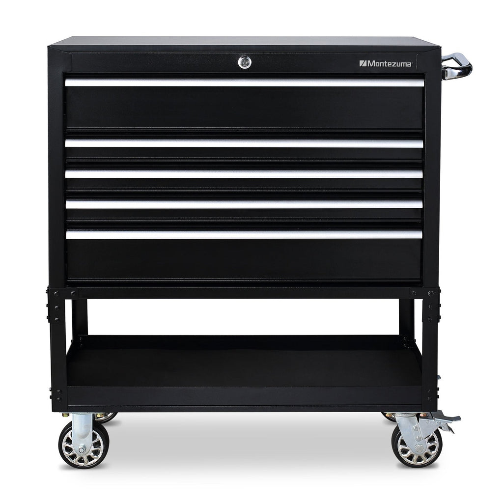 Montezuma 36 in. 5-Drawer Utility Cart - other