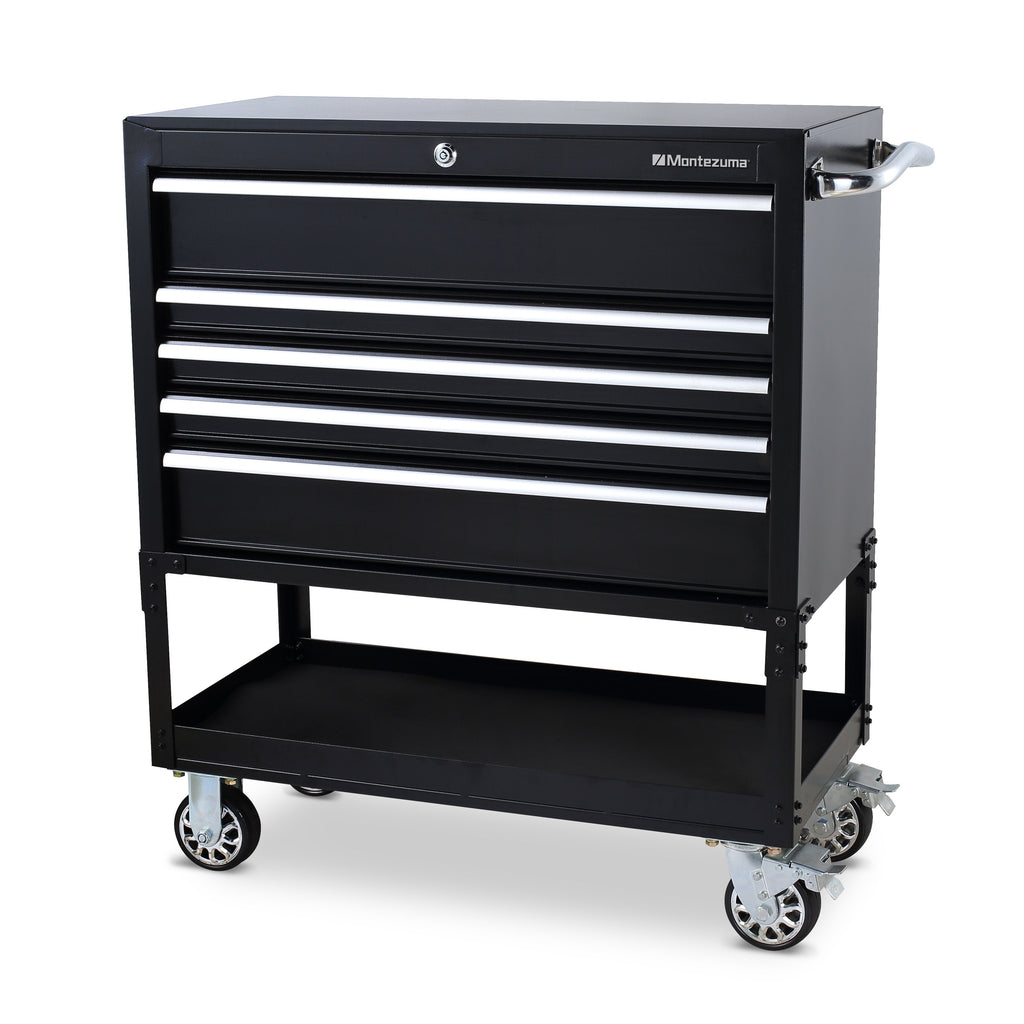 Montezuma 36 in. 5-Drawer Utility Cart - other