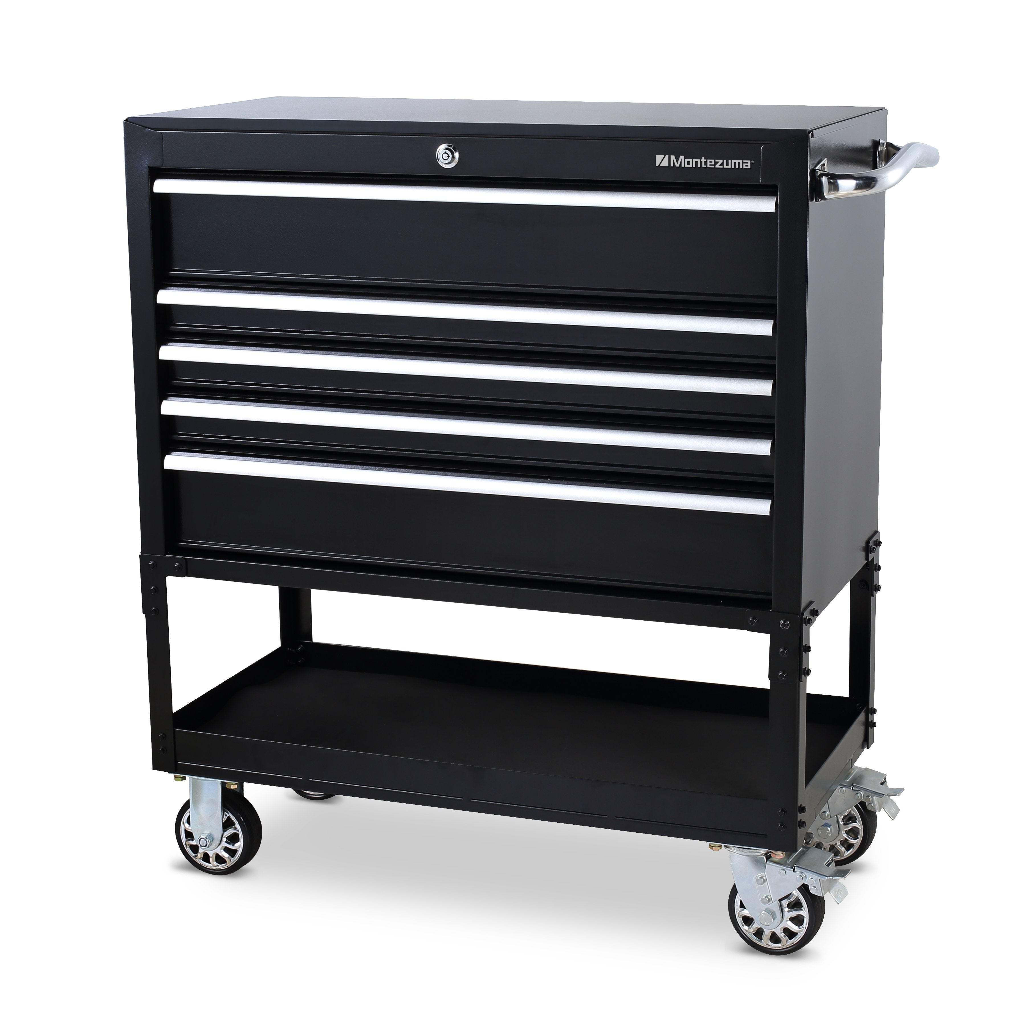 Montezuma 36 in. 5-Drawer Utility Cart - other