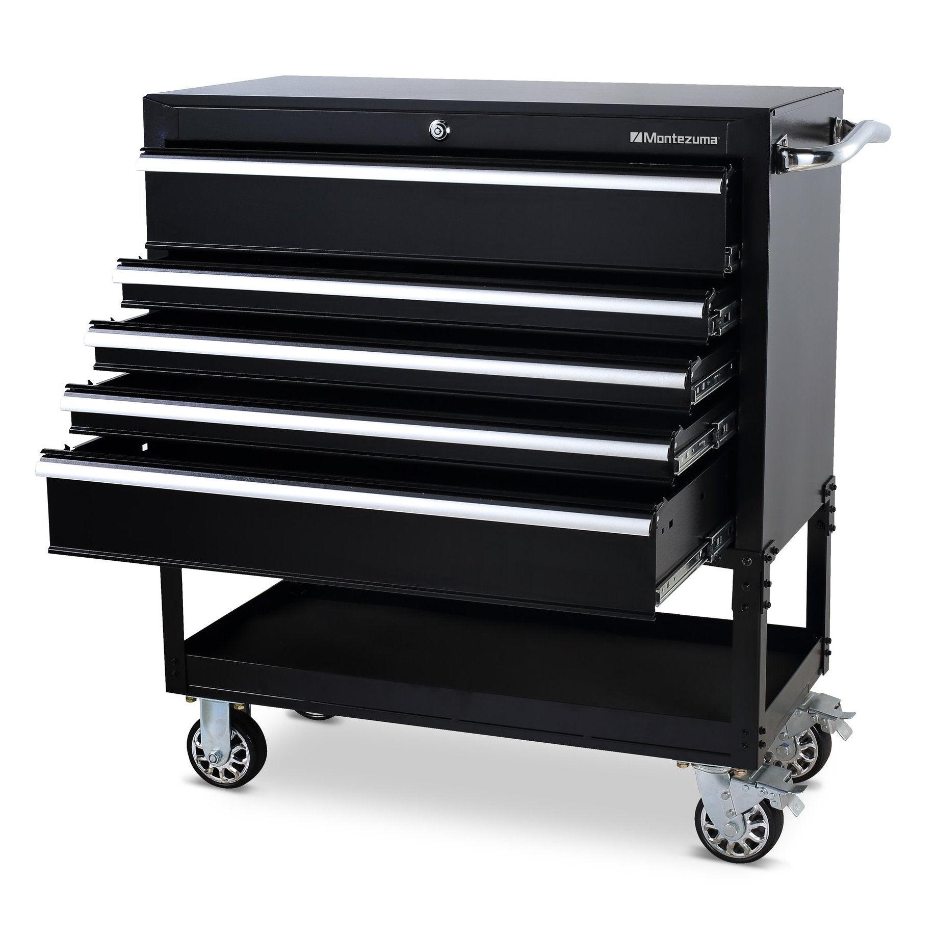 Montezuma 36 in. 5-Drawer Utility Cart - other