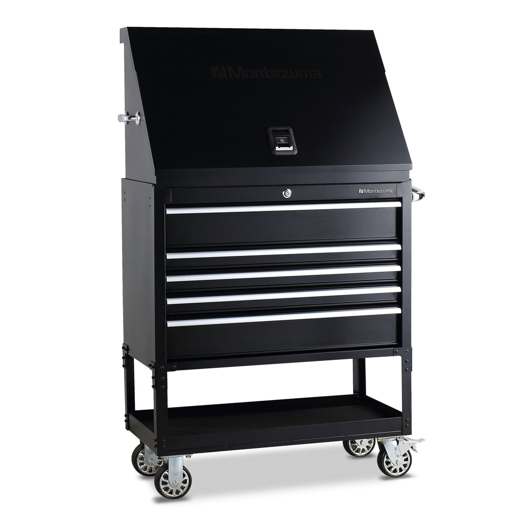 Montezuma 36 in. 5-Drawer Utility Cart - other