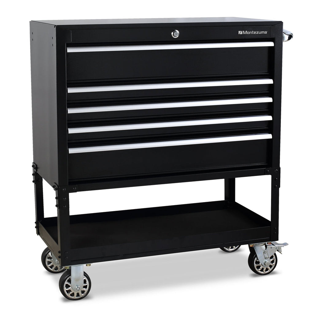 Montezuma 36 in. 5-Drawer Utility Cart - other