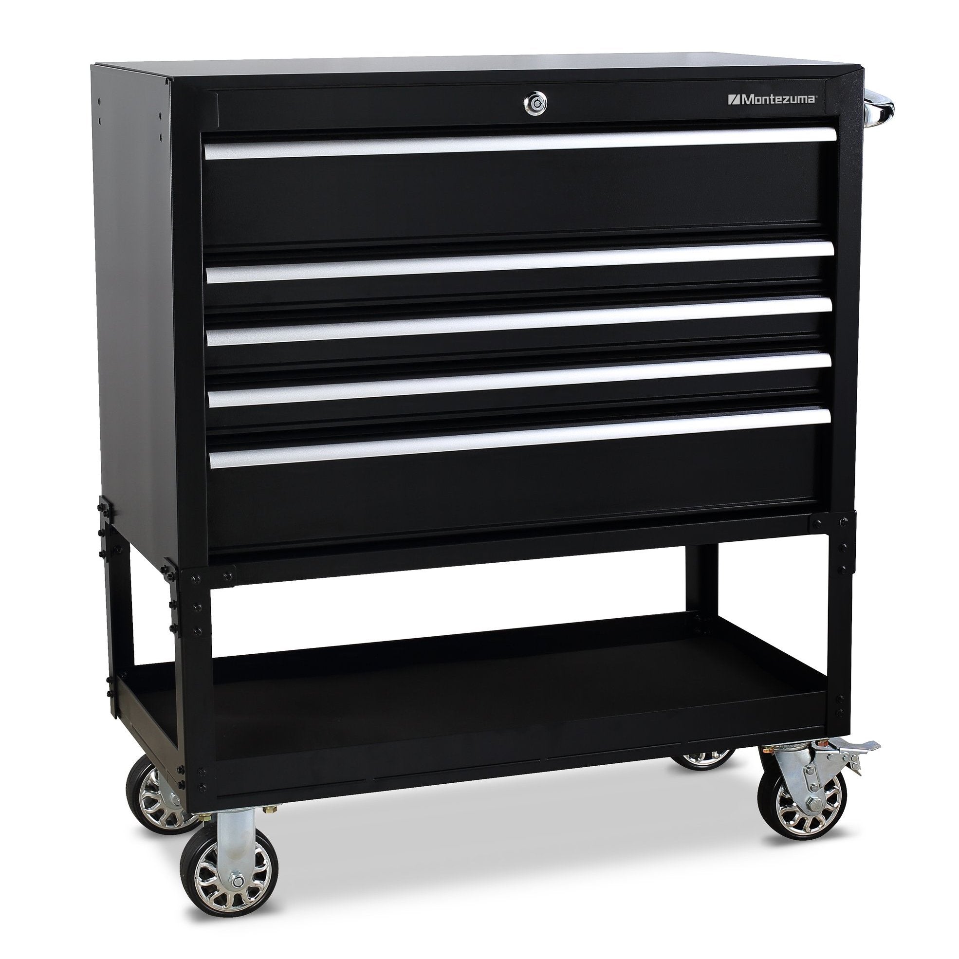 Montezuma 36 in. 5-Drawer Utility Cart - other