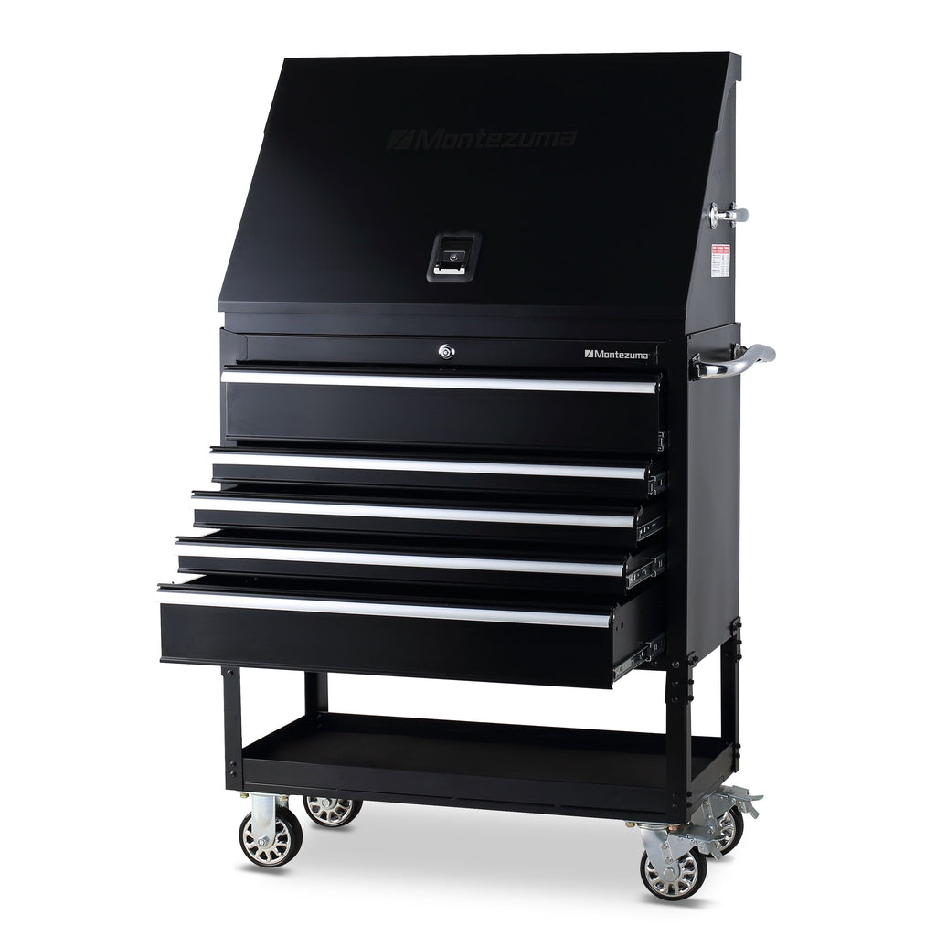 Montezuma 36 in. 5-Drawer Utility Cart - other