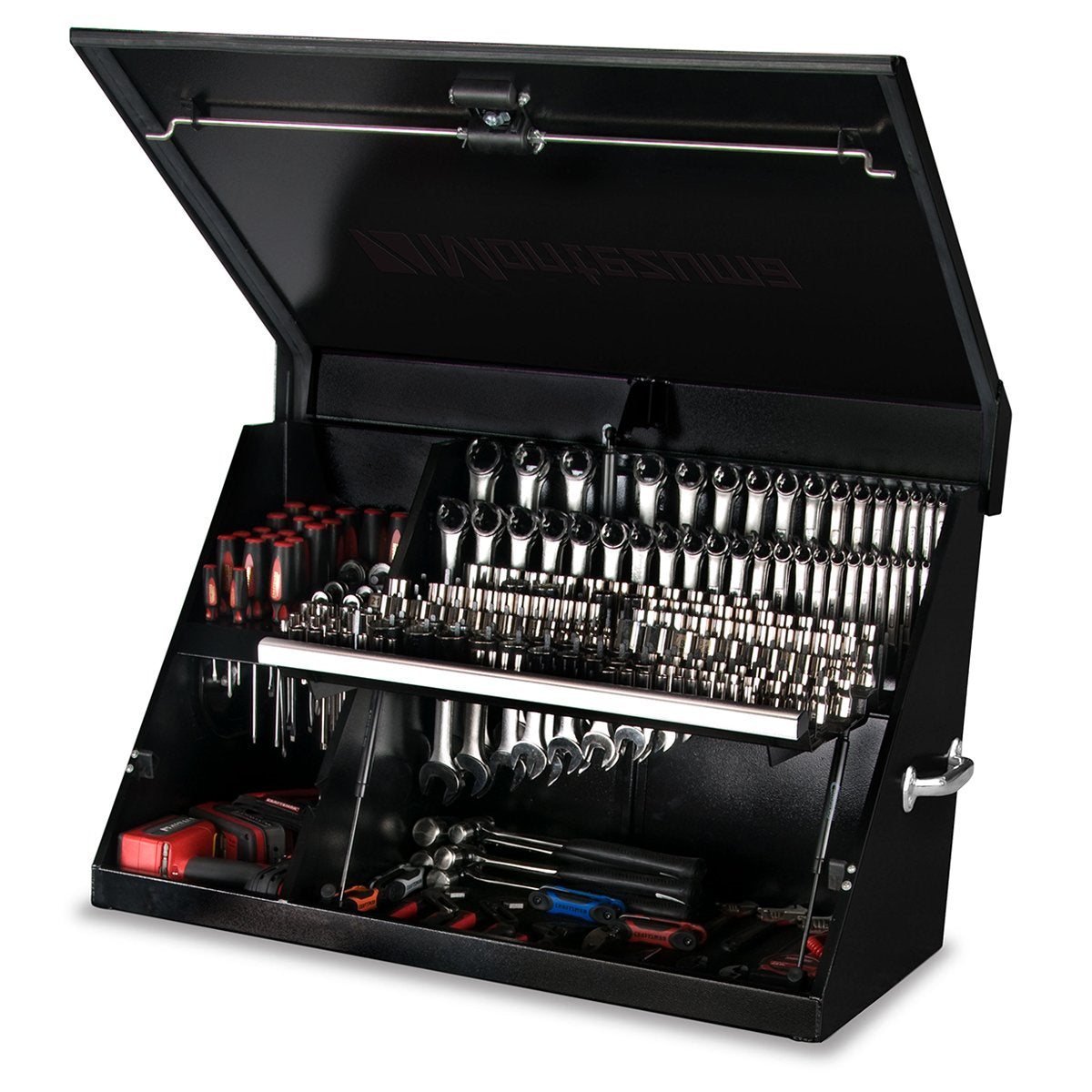 Montezuma 36 x 17 in. Steel Triangle™ Toolbox - triangles