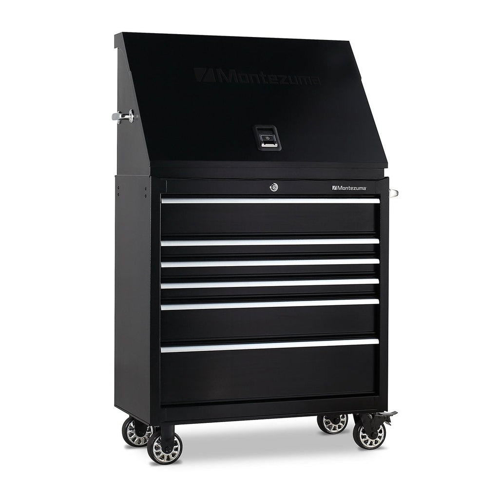 Montezuma 36 x 17 in. Steel Triangle™ Toolbox - triangles