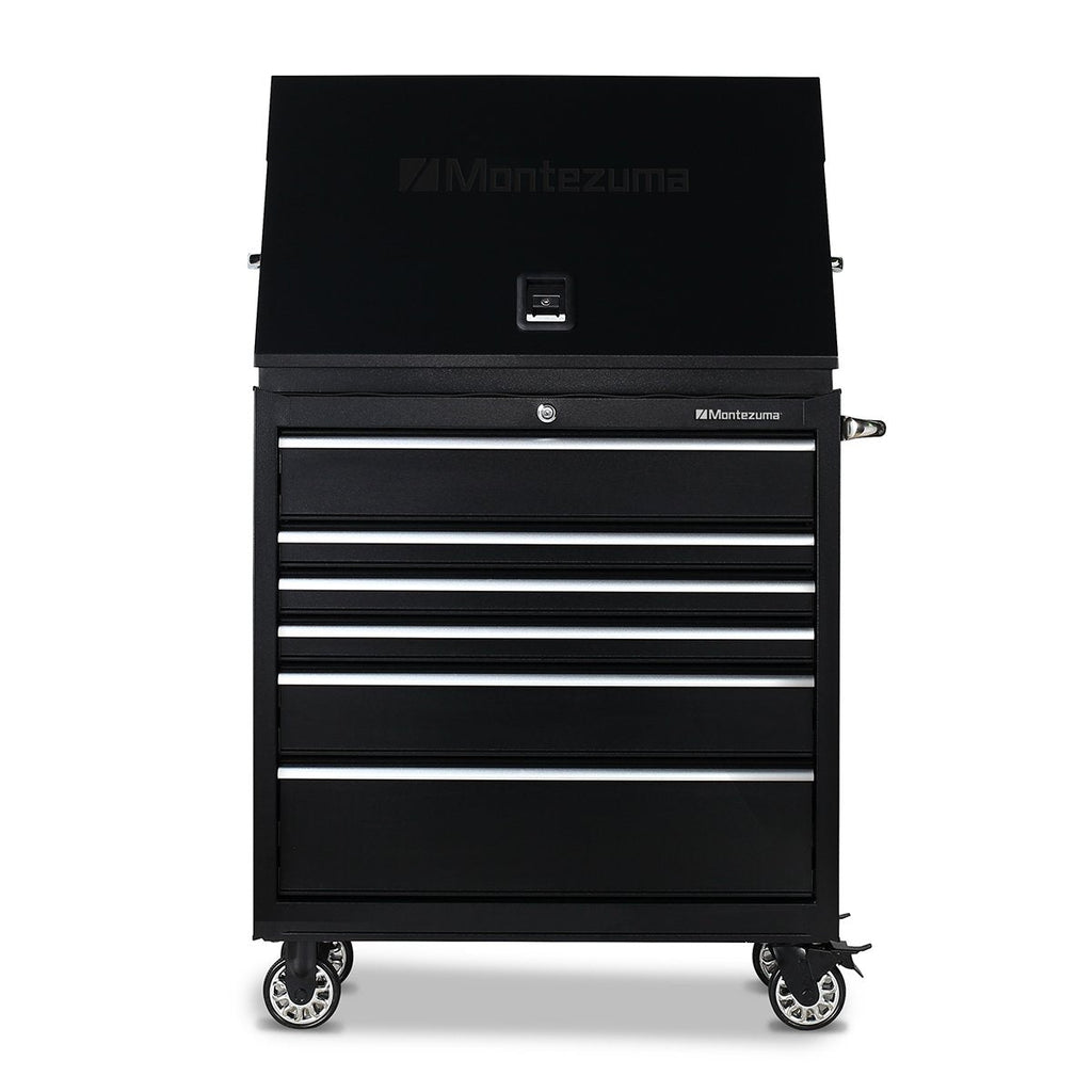 Montezuma 36 x 17 in. Steel Triangle™ Toolbox - triangles