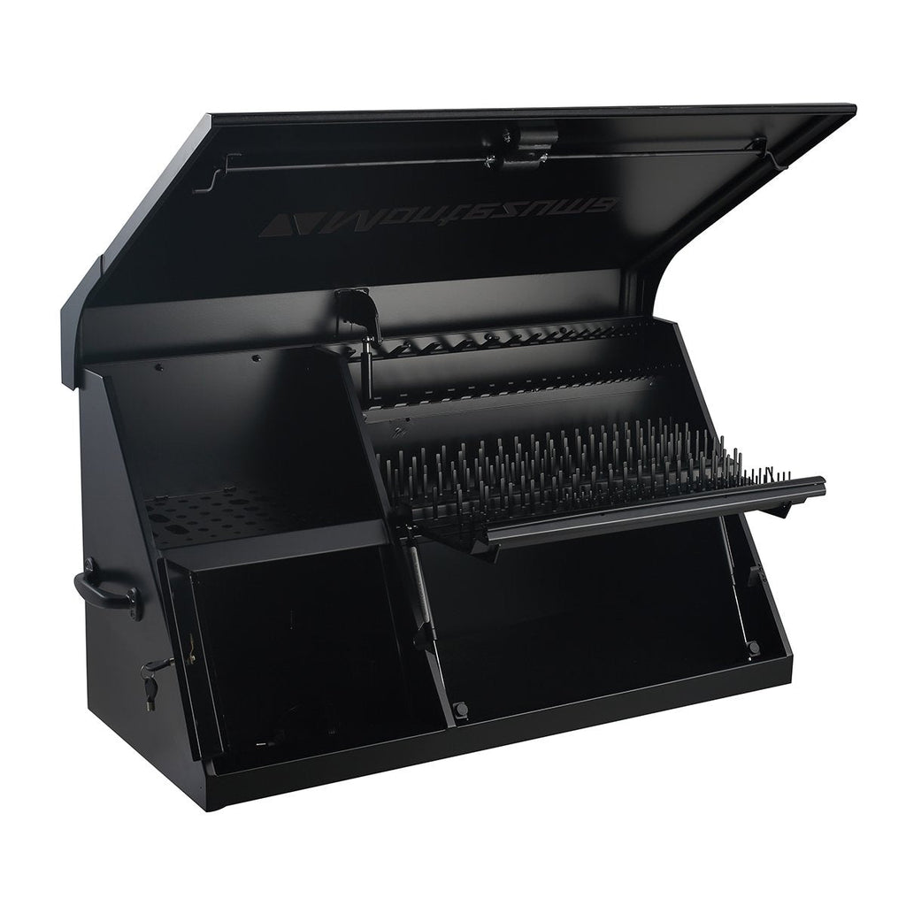 Montezuma 41-Inch Flat Black Portable Toolbox (Weather