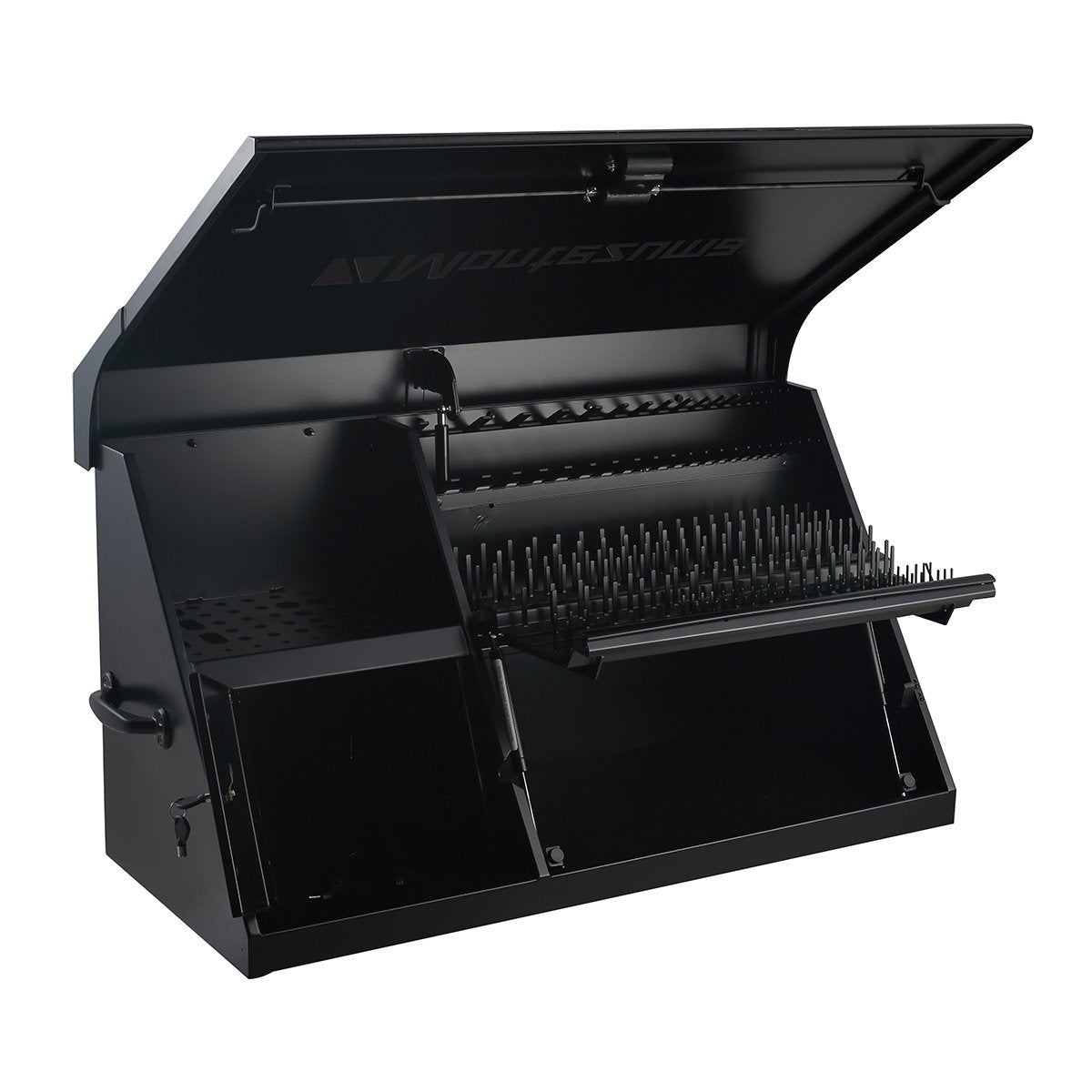 Montezuma 41-Inch Flat Black Portable Toolbox (Weather