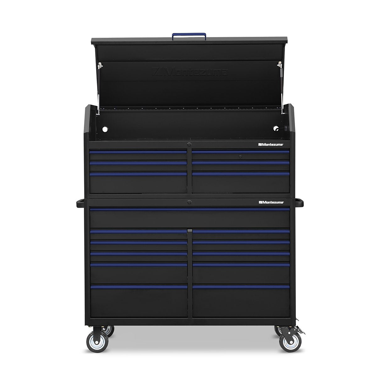 Montezuma 56 x 24 in. 11-Drawer Tool Cabinet - chest
