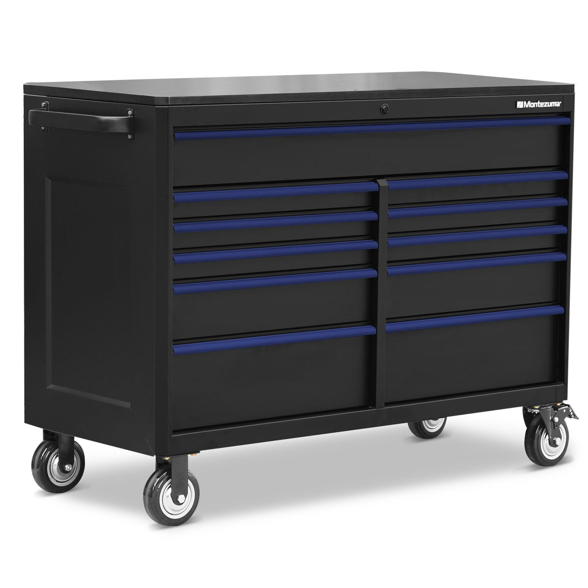Montezuma 56 x 24 in. 11-Drawer Tool Cabinet - chest