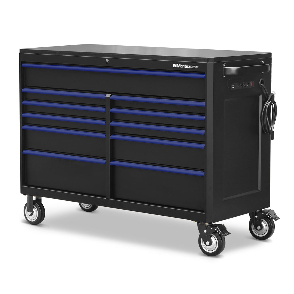 Montezuma 56 x 24 in. 11-Drawer Tool Cabinet - chest