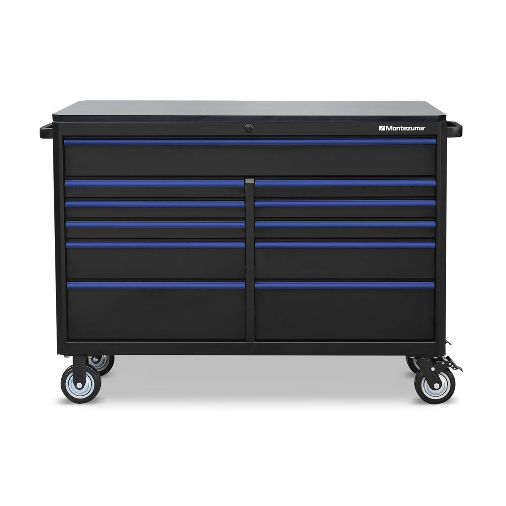 Montezuma 56 x 24 in. 11-Drawer Tool Cabinet - chest