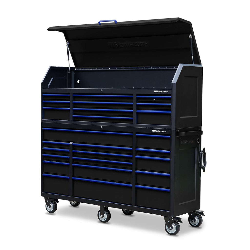 Montezuma 72 x 20 in. 10-Drawer Tool Chest - chest