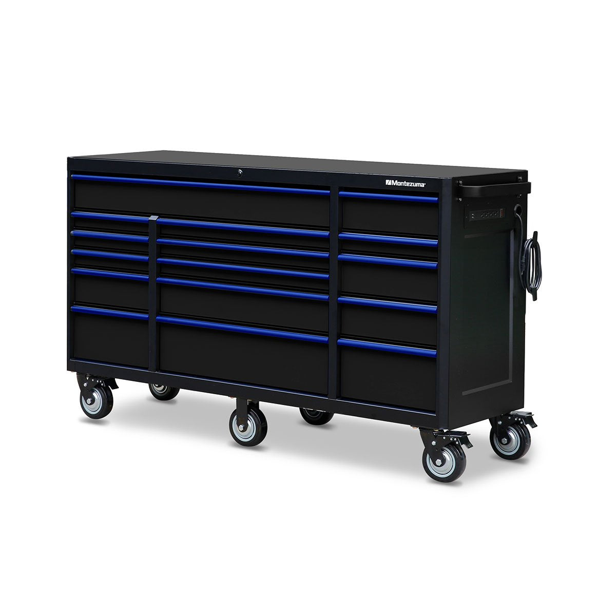 Montezuma 72 x 20 in. 16-Drawer Tool Cabinet - chest