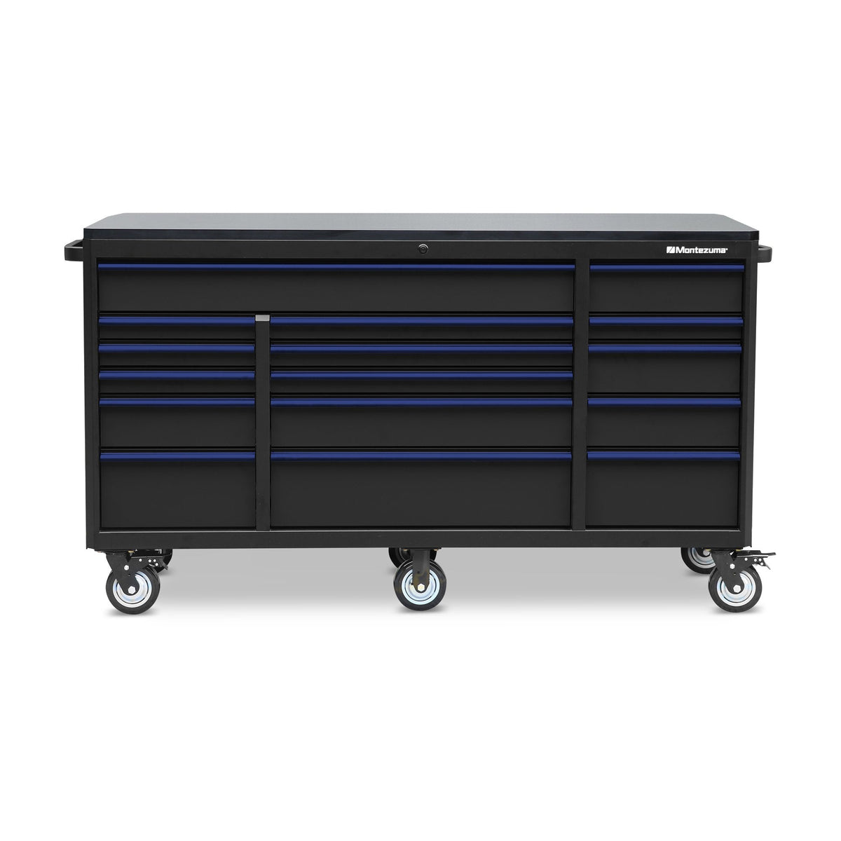Montezuma 72 x 24 in. 16-Drawer Tool Cabinet - chest