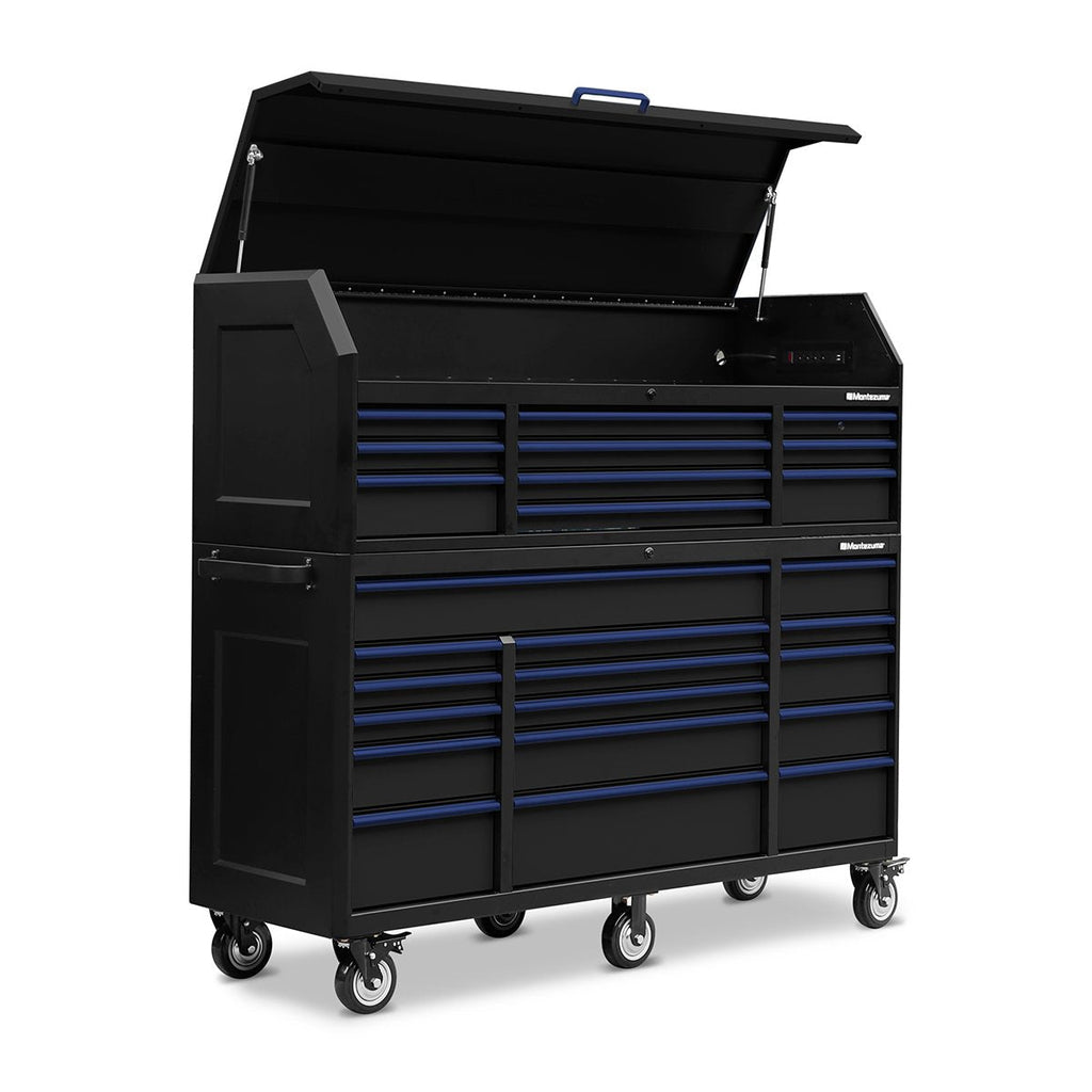 Montezuma 72 x 24 in. 16-Drawer Tool Cabinet - chest