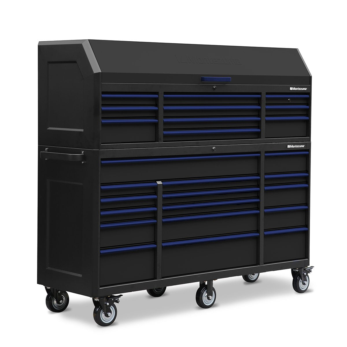 Montezuma 72 x 24 in. 16-Drawer Tool Cabinet - chest