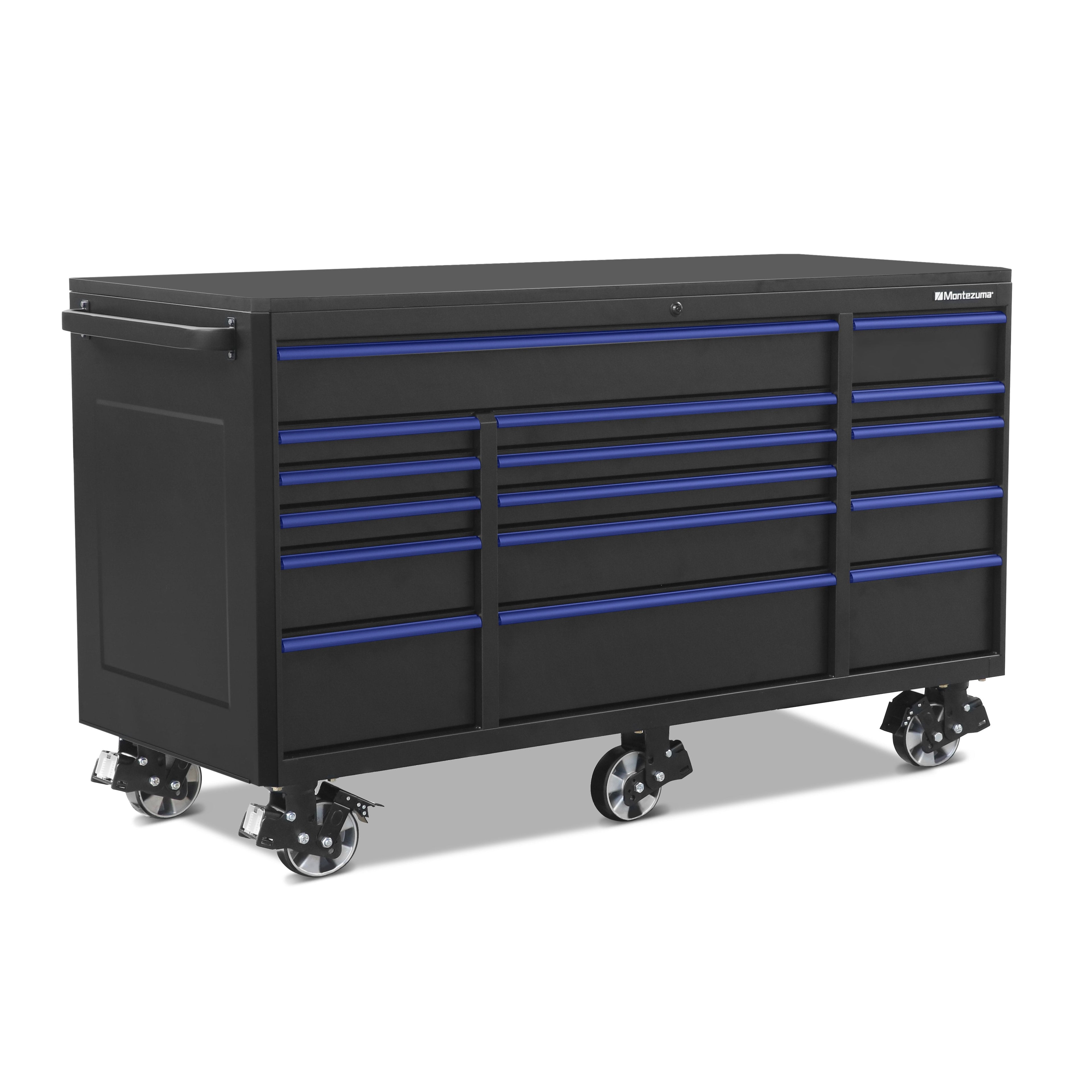 Montezuma 72 x 30 in. 16-Drawer Tool Cabinet - chest