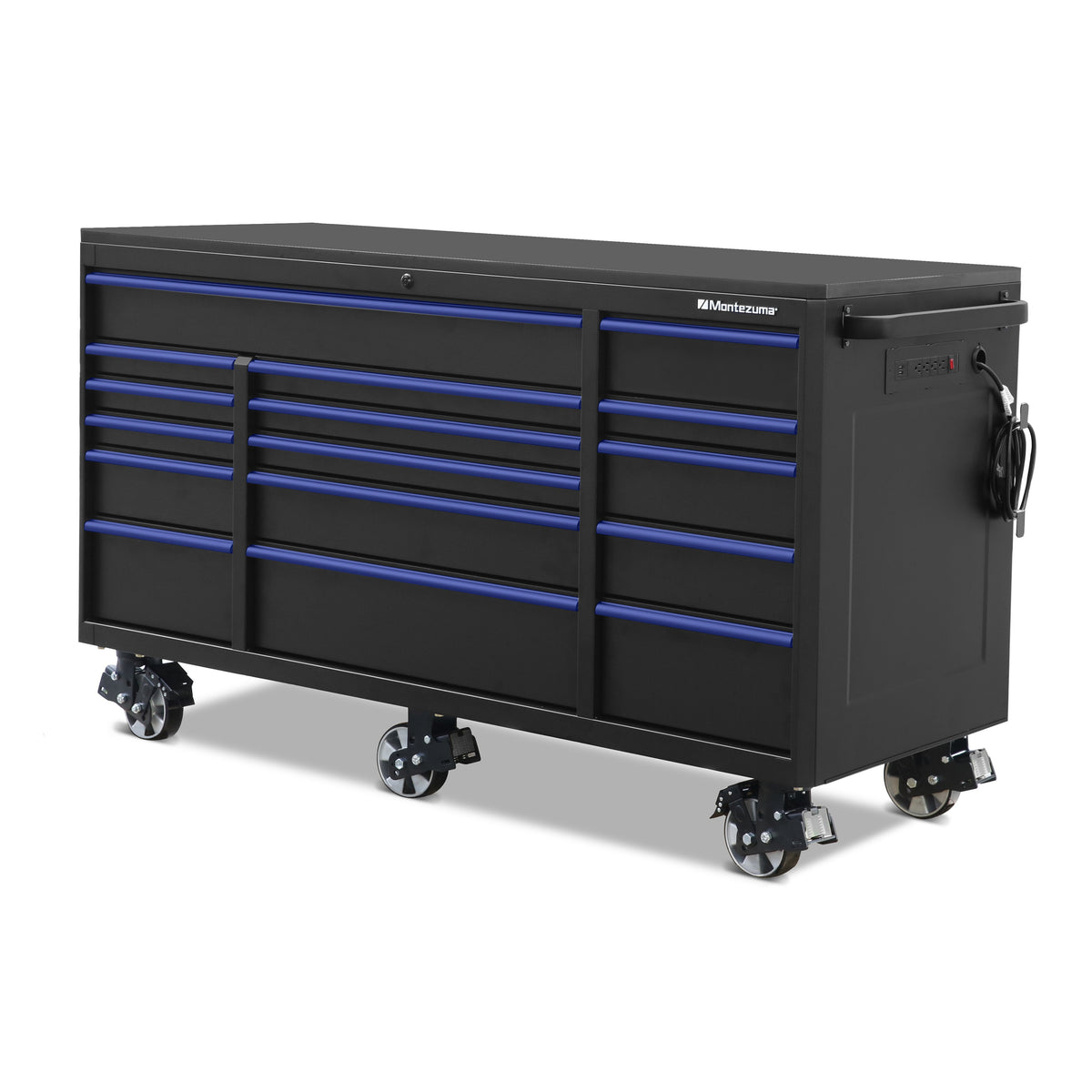 Montezuma 72 x 30 in. 16-Drawer Tool Cabinet - chest