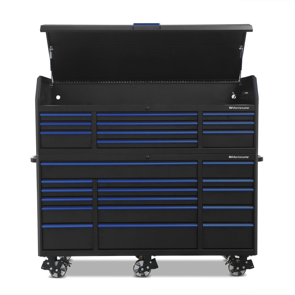 Montezuma 72 x 30 in. 16-Drawer Tool Cabinet - chest