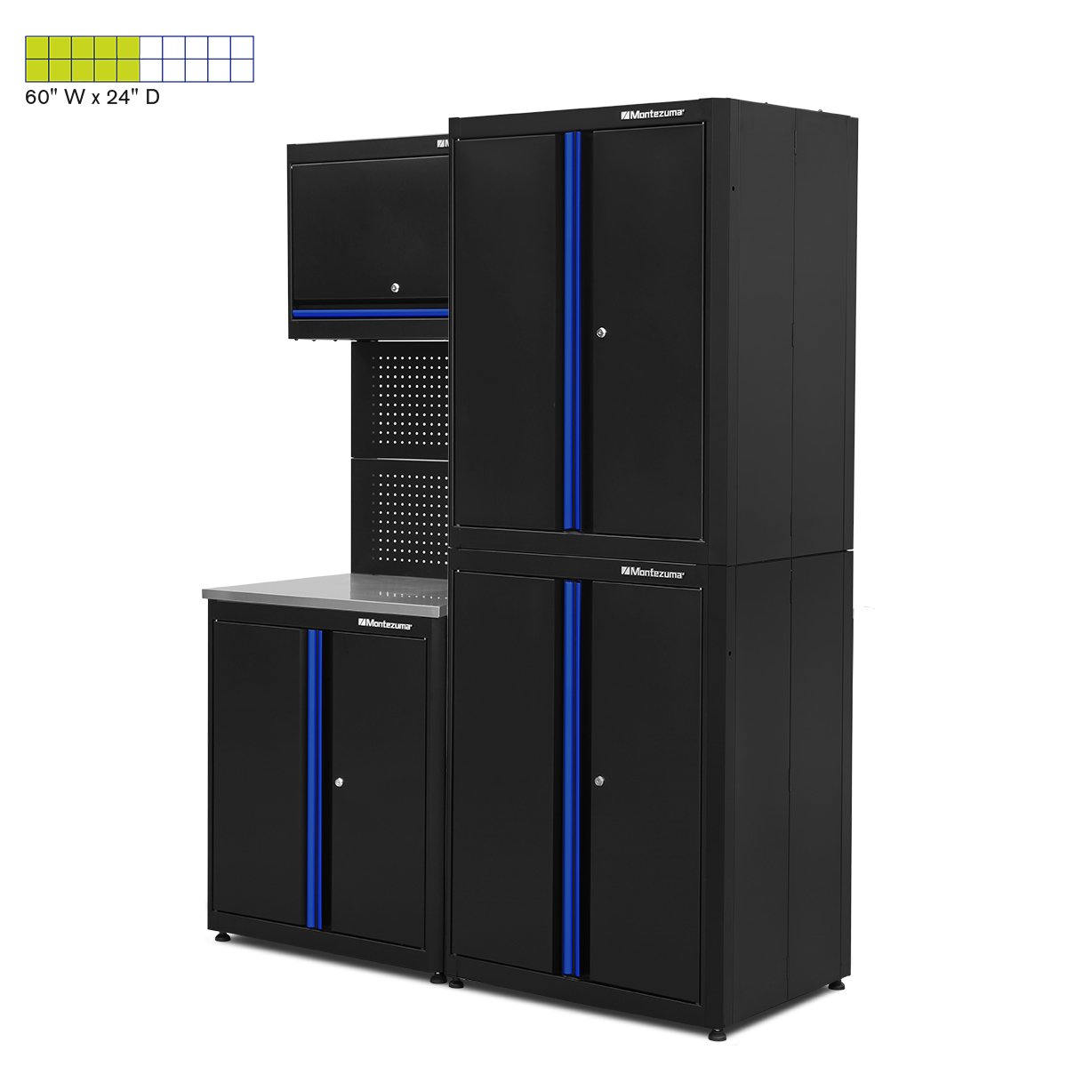 Montezuma Economy 5-Piece Combo - garage storage